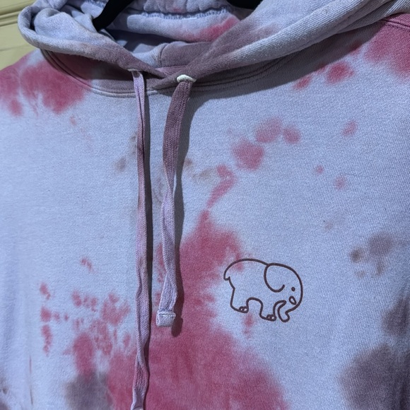 Ivory Ella tie dye size Small Hooded sweatshirt - Picture 2 of 4